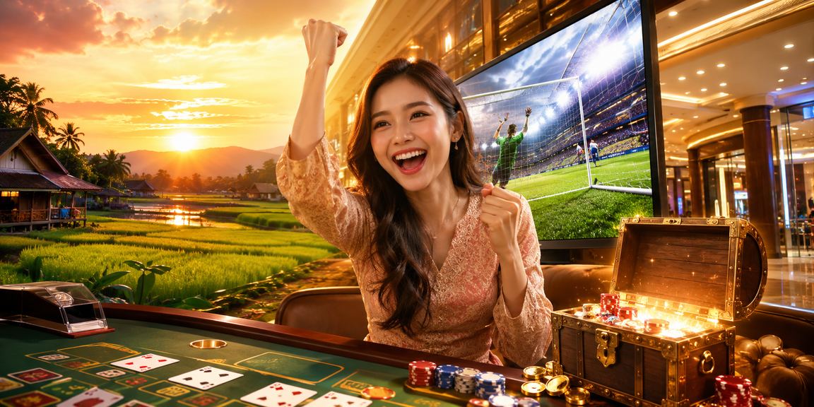 Suasana meja Baccarat langsung gaya Malaysia di Kedah